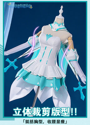 Honkai impact 3rd Kiana kaslana winter Princess cosplay costume cloak and Crown props full set uniform Carnival Halloween set
