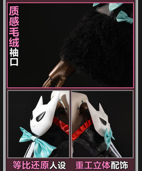 Shusheng-R Zenless Zone Zero Nangong Yu Cosplay Costume Lovely Uniform Wing Halloween Party Role Play Outfit Women