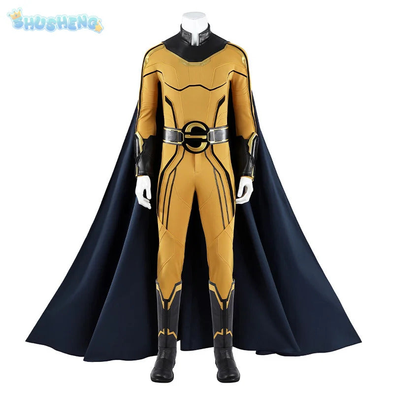 Movie Sentry Cosplay Thunderbolts Costume Halloween men's tight fitting jumpsuit shoes props fantasy combat uniform Net set