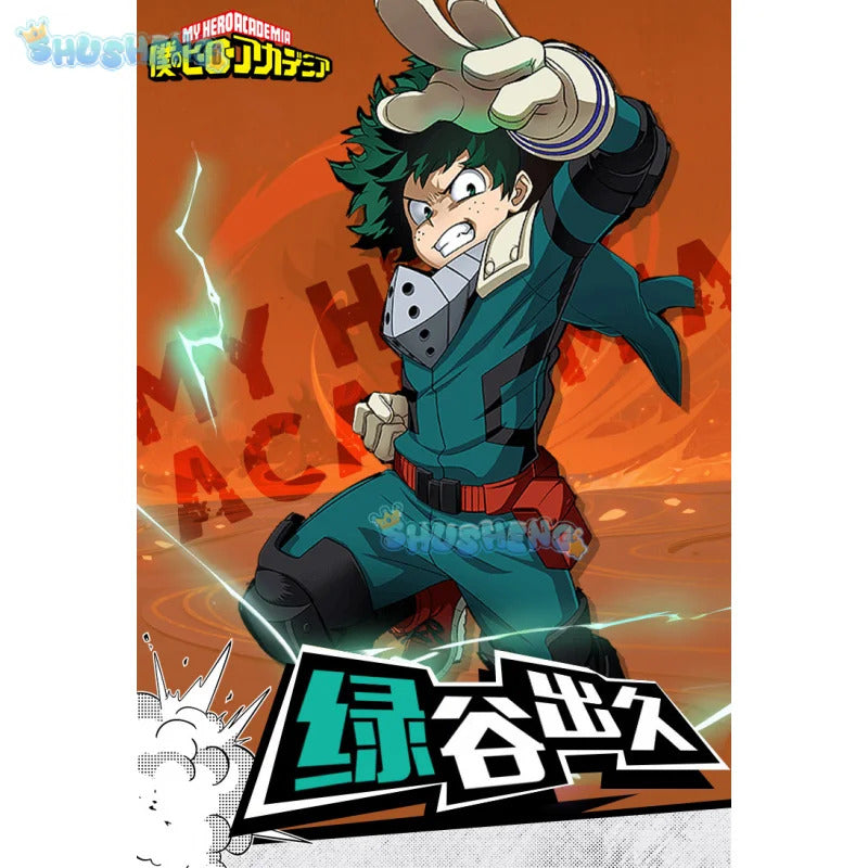 Latest styles My Hero Izuku Academy Midoriya Cosplay Costume Hero Academy Deku Batting Suit Green Men Uniforms set XS-XXL