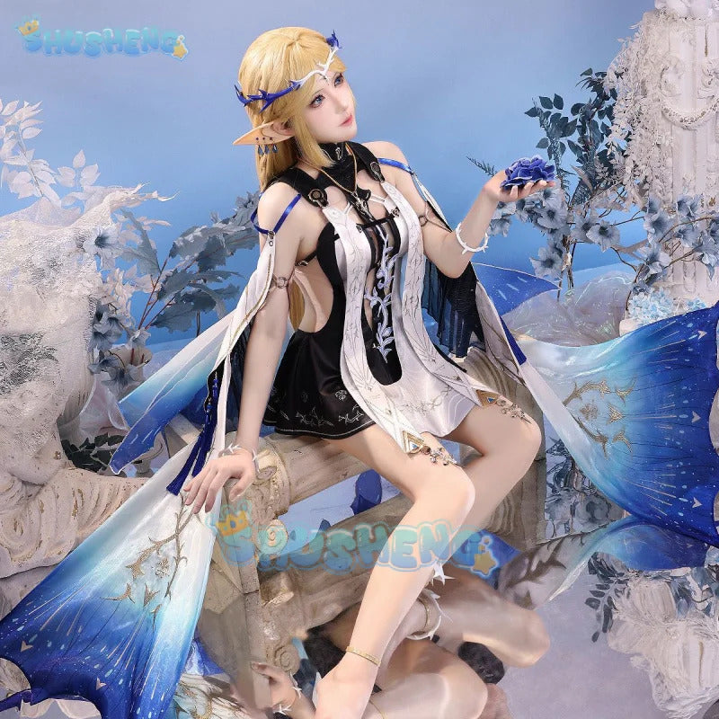 Cartethyia Cosplay Costume Game Wuthering Waves Uniform Halloween Carnival Party Christmas Play Role Clothes Clothing for Women