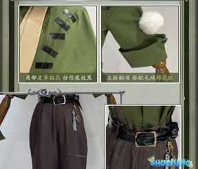 Norton Campbell Prospector Cosplay Identity Ⅴ Costume Hat glasses prop accessorie original skin set party carnival uniform