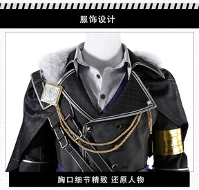Shusheng-R Clair Obscur:Expedition 33 Verso Cosplay Costume Halloween Men's Fantasy Uniform Coat Props Shoes Accessories Set