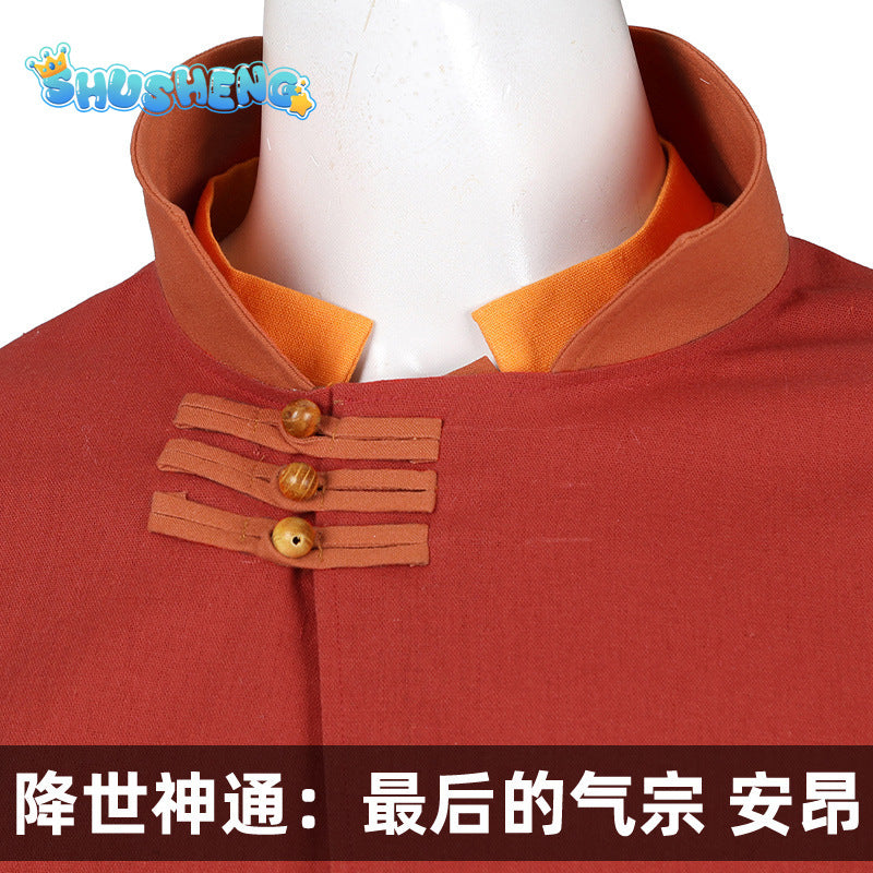 Aang Cosplay Costume 2024 Editio Avatar The Last Airbender Role Play for Halloween Anime Comic Con Avatar Outfits