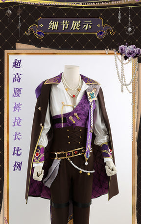 Shusheng-R Ensemble Stars Amagi Rinne/Kaoru Hakaze/Ibara Nanakusa/Leo Tsukinaga Cosplay Costume Full Set Uniform Role Play
