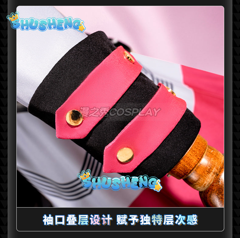 Vtuber Kasane Teto Cosplay Costume UTAU Anime Clothing Synthesizer V Teto's Wigs Halloween Virtual Singer Costume