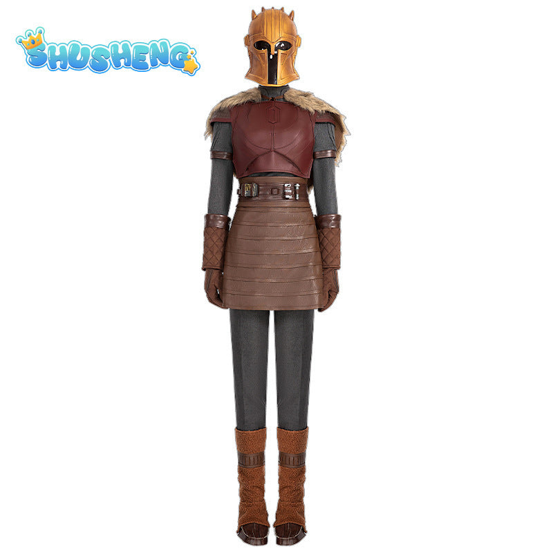 Mandalorians Blacksmith Cosplay Costume for Women Girls Men Adult Anime Outfit Halloween Cos