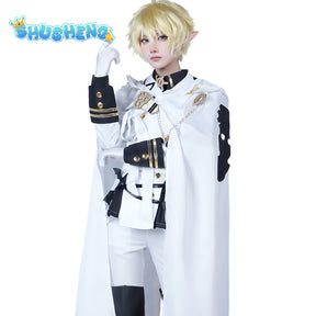 Anime Mikaela Hyakuya Cosplay Seraph of The End Cosplay Costumes Uniform Cloak Ornament Halloween Carnival Party Cos Adult Men