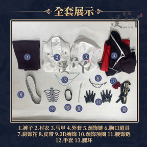 Prisoner/Luca Balsa Cosplay Game Identity V Costume The Official Halloween Concert Daily Outfit Party Role Play Clothing