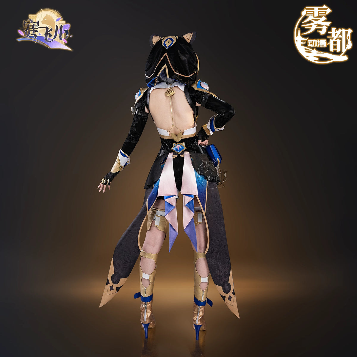 Honkai Star Rail Cipher Cosplay Costume Wig Uniform Cifera Hat Amphoreus Shoes Halloween Party for Women Girls Carnival Props