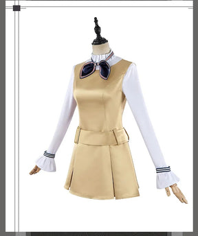 Movie New M3gan 2 Cosplay Costume M3gan Dress, tie, belt, socks set Halloween party casual women's man fashion uniform