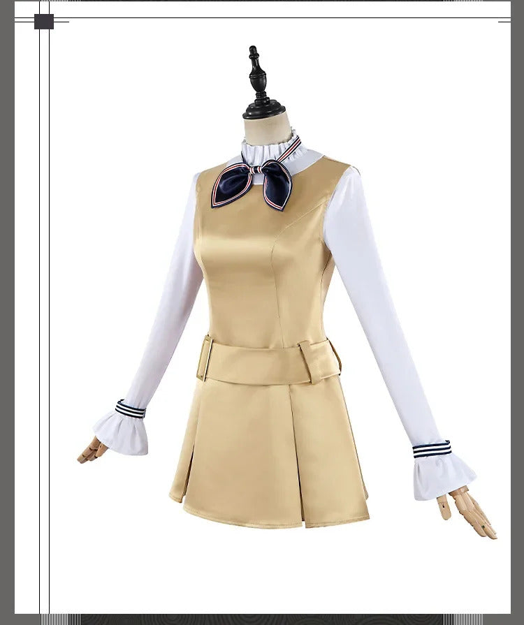Movie New M3gan 2 Cosplay Costume M3gan Dress, tie, belt, socks set Halloween party casual women's man fashion uniform