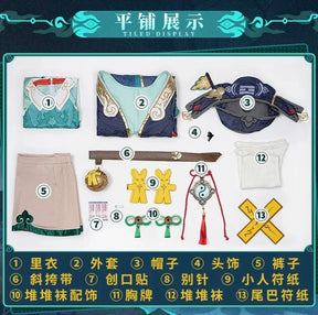 Honkai: Star Rail Huohuo Probationary Judge Cosplay Costume Cos Game Anime Party Uniform Hallowen Play Role Clothes