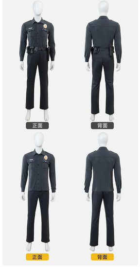 Mortal Kombat 1 T-1000 Cosplay Costume Uniform Halloween Carnival Party Christmas Play Role Clothes Clothing for Men
