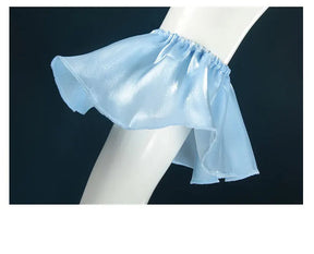 Shusheng-N Re:ZERO - Starting Life in Another World Emilia Cosplay Costume Crystal Dress Halloween Party Role Play Outfit Women