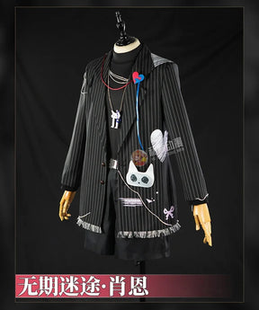 Game Path to Nowhere  MBCC-S-885 Sean Cosplay Costume Hat necklace belt jacket props wig set Halloween men women uniform