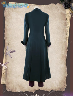 Agatha Harkness Cosplay Prof. Emeritus Harkness Costume Movie coat shirt pants necklace carnival party men women suit uniform