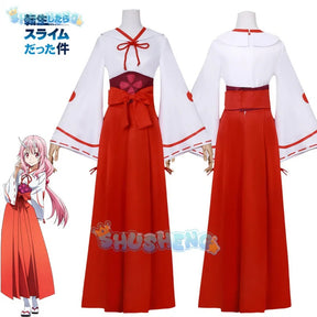 Anime That Time I Got Reincarnated As A Slime Shuna Cosplay Costume Women Kimono Uniform For Halloween Carnival