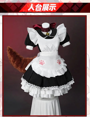 New Tamamo Cat Fate/Grand Order Cosplay FGO Costume Woman Man Halloween maid dress ear foot glove tail full set Lolita uniform