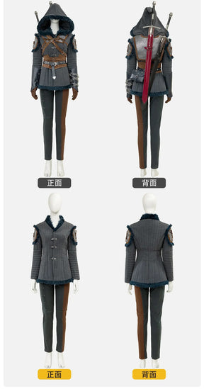 Ciri Witcher 4 Cosplay Costume Uniform Cirilla Fiona Elen Riannon Halloween Carnival Party Christmas Play Role Clothes Clothing