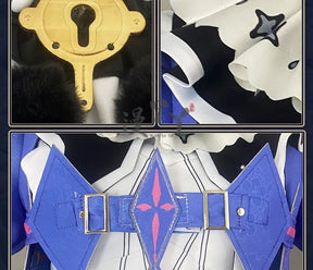 Game Wuthering Waves ROCCIA Cosplay Costume ROCCIA Two Tail Women Girl Halloween Performance Stage Roleplay Uniform