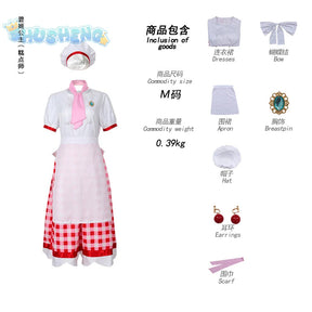 Princess Peach Pastry Chef cowboy ninja Swordsman detective kung fu cosplay Showtime! Costume Party Christmas Woman Man outfit