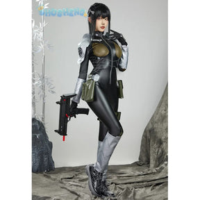 Mina Ashiro Kaiju Anime No.8 Cosplay Fantasia Costume Disguise for Adult Women Jumpsuit Outfits Halloween Carnival Party Clothes