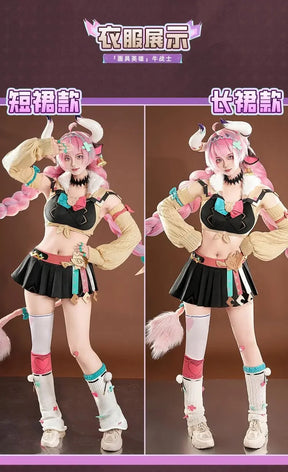 Genshin Impact Varesa Cosplay Costume Belt dress mask tail props accessories uniform Halloween party sweet Woman New Varesa set