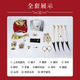 Game Path to Nowhere Hestia Cosplay Costume Cloak, armband, gloves, accessories and props Halloween party sexy Woman dress set