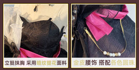 Anime Kurumi Cosplay Game Naraka: Bladepoint Costume HuTao Pink Dress Outfit Suit Halloween Party Role Play Prop for Woman