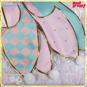 Anime BanG Dream! Kokoro Tsurumaki Cosplay Costume Dress Hat Glove Coat Hat Props Full Set Halloween Sweet Woman Lolita Uniform