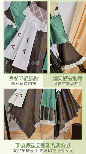 Anime Game Character Arknights Viviana Durin Cosplay Costume Full Set From Ognisko Official Outfit Halloween Party Dress Impact