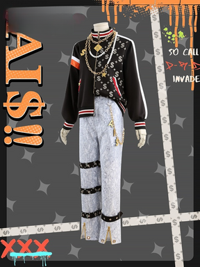 Shusheng-R Ensemble Stars Amagi Hiiro/Amagi Rinne Cosplay Costume Full Set Uniform Props Accessories Halloween Carnival Party