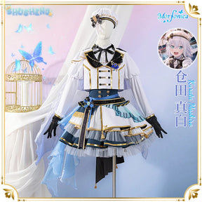 BanG Dream!Kurata Mashiro Cosplay Costumes Sock hat necktie jacket dresse wig accessories props Halloween Lolita full uniform