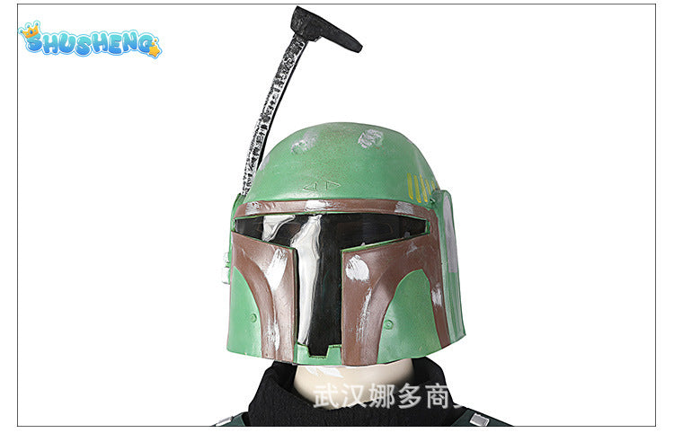 Boba Fett Cosplay Fantasia Costume Disguise For Men Adult Top Pants Vest Halloween Carnival May the Force Festival Roleplay Suit