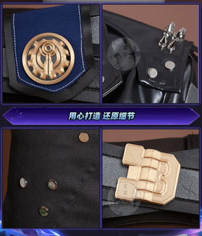 Shusheng LoL Arcane Season 2 Vi Cosplay Costume Uniform Halloween Carnival Party Christmas Play Role Clothes Clothing for Women
