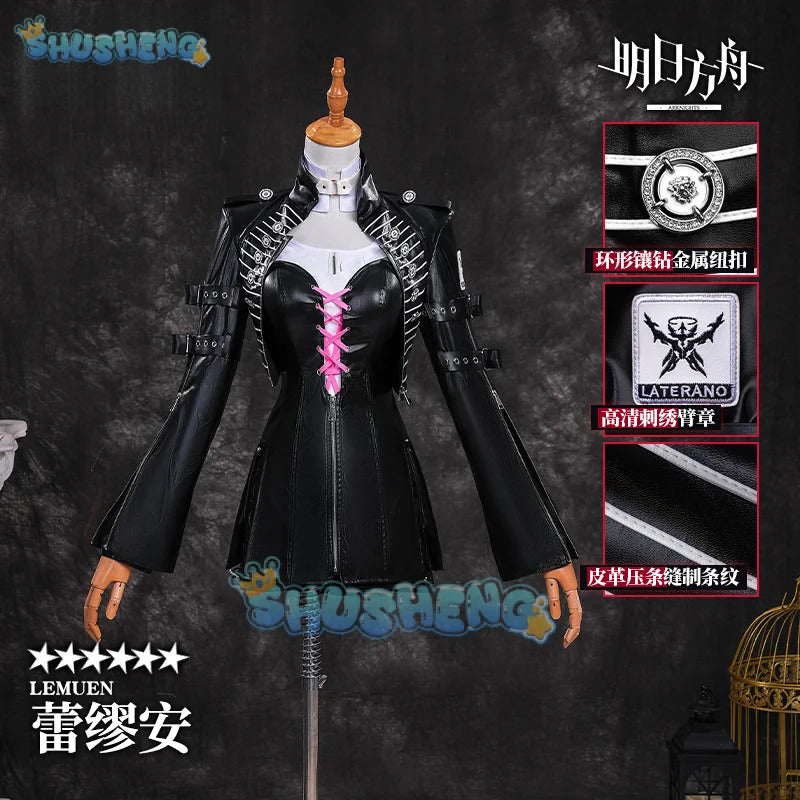 Game Arknights Lemuen Cosplay Costume Uniform Halloween Carnival Party Christmas Play Role Clothes Clothing for Women