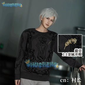 Love and Deepspace Sylus Cosplay Costume S weater Halloween Carnival Party Christmas Play Role Clothes Clothing