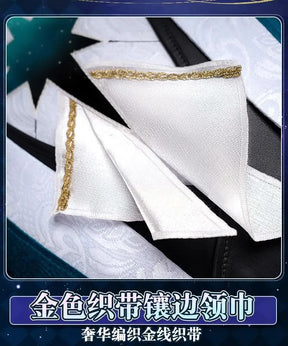 Honkai Star Rail Anaxa Cosplay Costume Uniform Earrings Anaxagoras Grove of Epiphany Amphoreus Halloween Party for Women Men