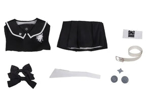 Amemiya Darumi Sizuhara Hiruko Sumino Takumi Omokage Yugamu The Hundred Line -Last Defense Academy cosplay Halloween costume set