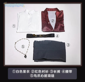 Love And Deepspace Sylus Cosplay Costume Game Party Uniform Yanjie Hallowen Play Role Clothes Clothing Shusheng