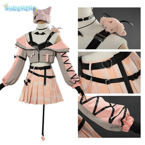 Akiyama Mizuki Momoi Airi Kiritani Haruka Hanasato Minori Little devil Cosplay Pjsk Costume Halloween New JK Prop Wig Uniform