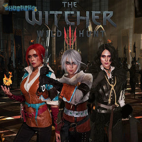Game Witcher 3 Wild Hunt Cosplay Yennefer of Vengerberg Costume Halloween party fashion leather jacket vest gloves pants suit