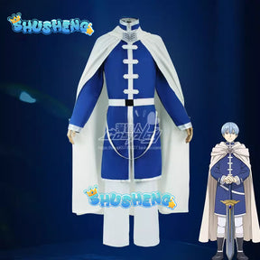 Himmel Cosplay Costume Shawl Cloak Pants Halloween Comic Con for Big Size Himmel Outfits