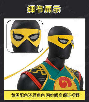 ‌Iron Fist‌‌Lin Lie‌ Cosplay Costume Uniform Halloween Carnival Party Christmas Play Role Clothes Clothing for Men