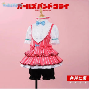 Girls Band Cry NINA ISERI Cosplay The Silent Fish Nlna lserl Costume Halloween Party Woman Dress Ladies Sweet Lolita Uniform Set