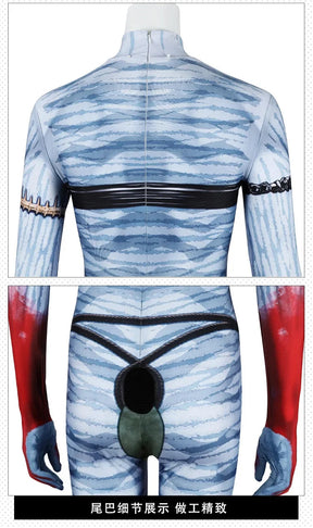 Shusheng-R Avatar:Fire and Ash Neytiri te Ckaha Mo'at’ite Cosplay Costume Tail Zentai Female Halloween Party Bodysuit