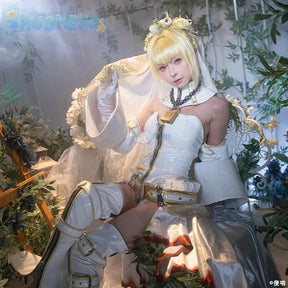 Saber Game FGO Cosplay Fate/Grand Order Costume Elegant gorgeous leather jumpsuit tail headband props Halloween part full set