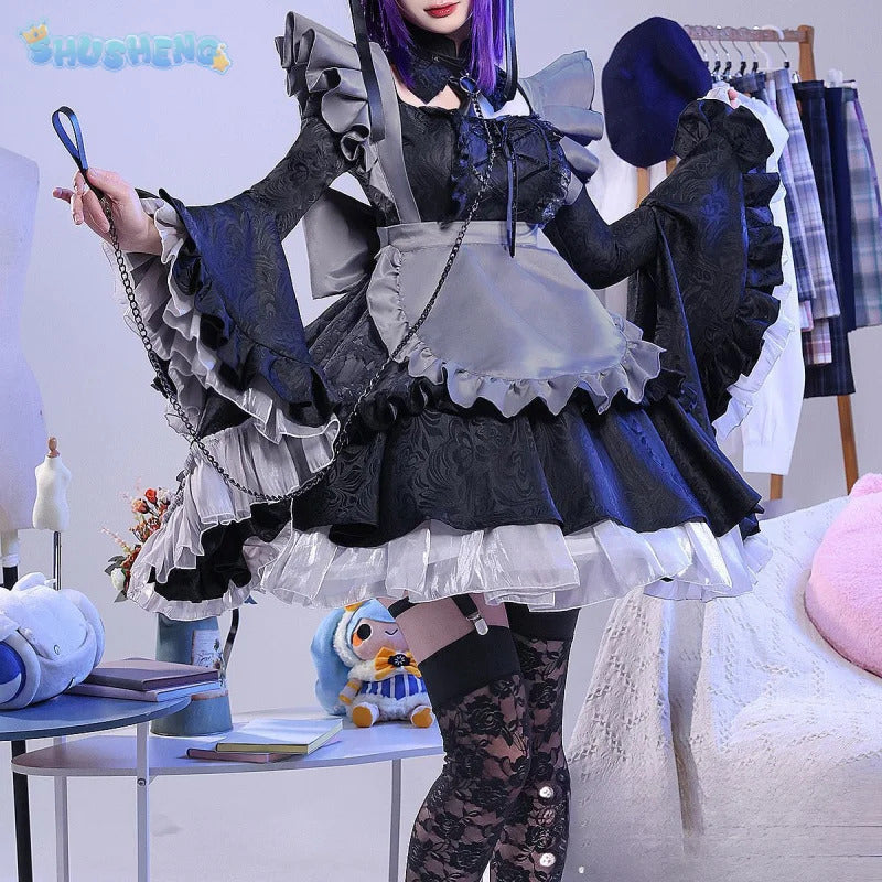 Kitagawa Marin My Dress-Up Darling Cos Name Cosplay Costume Dress hat accessories socks apron girl Halloween Lolita maid uniform