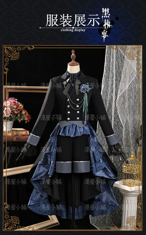Black Butler Ciel Phantomhive Cosplay Costume Elegant Victorian Gothic Devil Uniform for Anime Conventions Carnival Theme Partie